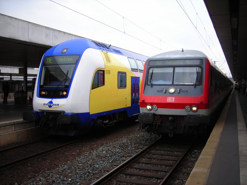 Metronom vs DB in Hannover