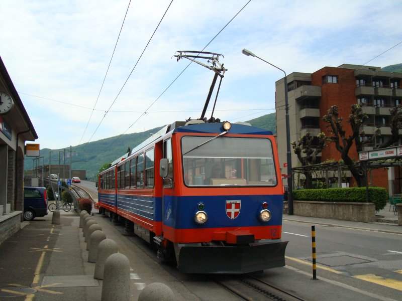 MG Triebwagen bei Capolago am 27.04.2008