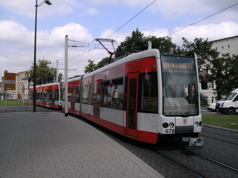 MGT-K Traktion auf Linie 13 am Leipziger Turm. 23.07.2008