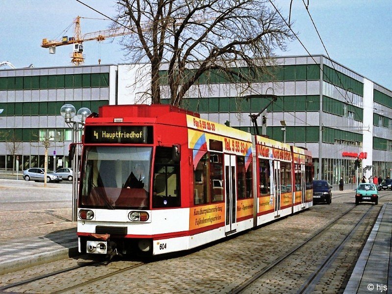 MGT6D 604 an der (H) Theater (11. Mrz 2004) 