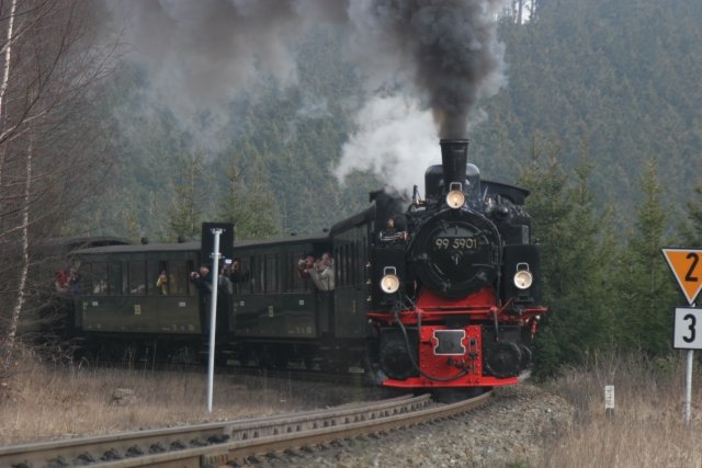 Mit Volldampf durchs Drngetal - Teil II ; Sonderfahrt zum Brocken am 24.02.07