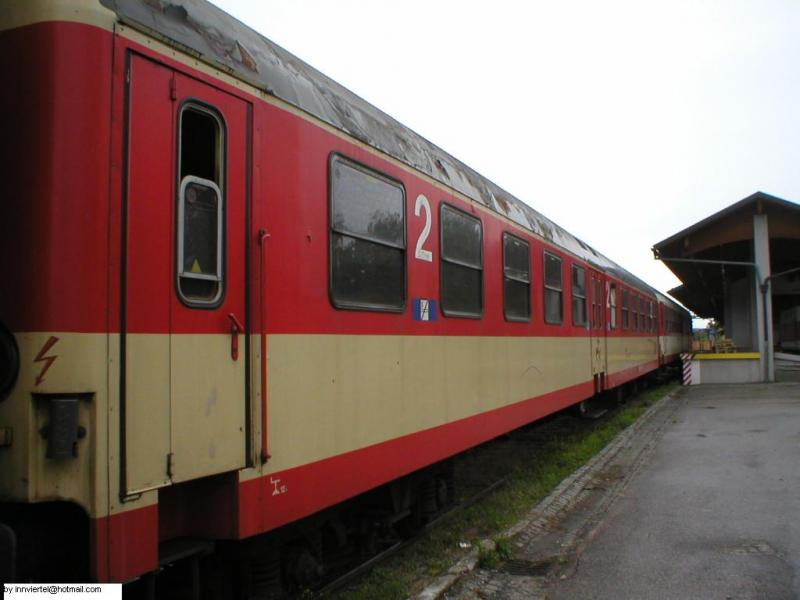Mitteleinstiegwagen  BB-Erlebnisbahn  (Bhf.Ried  2004-07-10 )