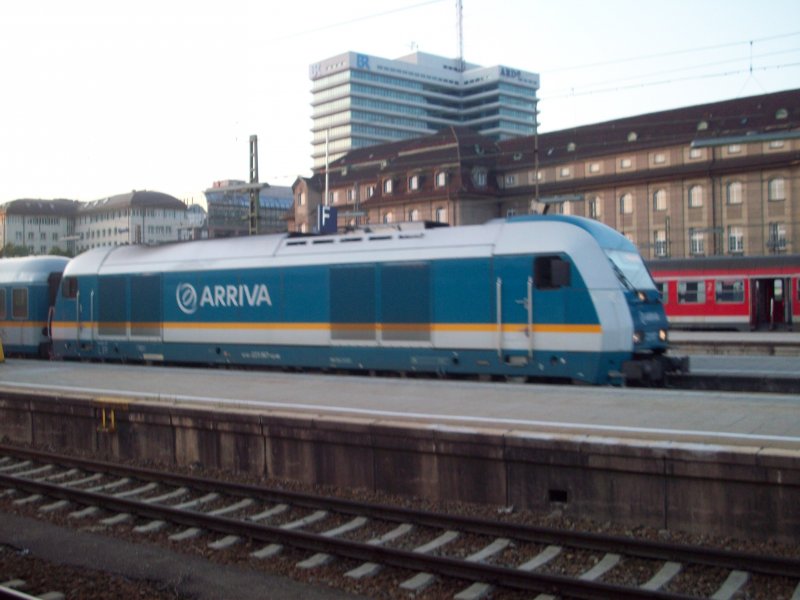 M�nchen Hbf, Zug aus Hof.(27.09.08)
