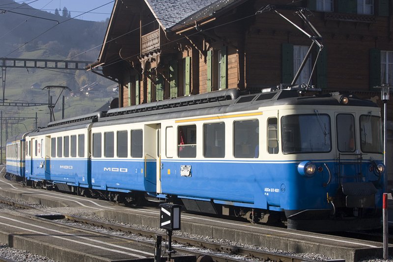 MOB ABDe 8/8 4001 02.11.2007 Montbovon