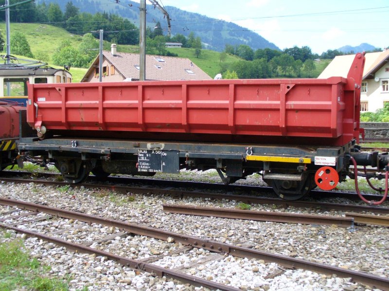 MOB - Dienstwagen X 56 Abgestellt in Montbovon am 29.07.2007