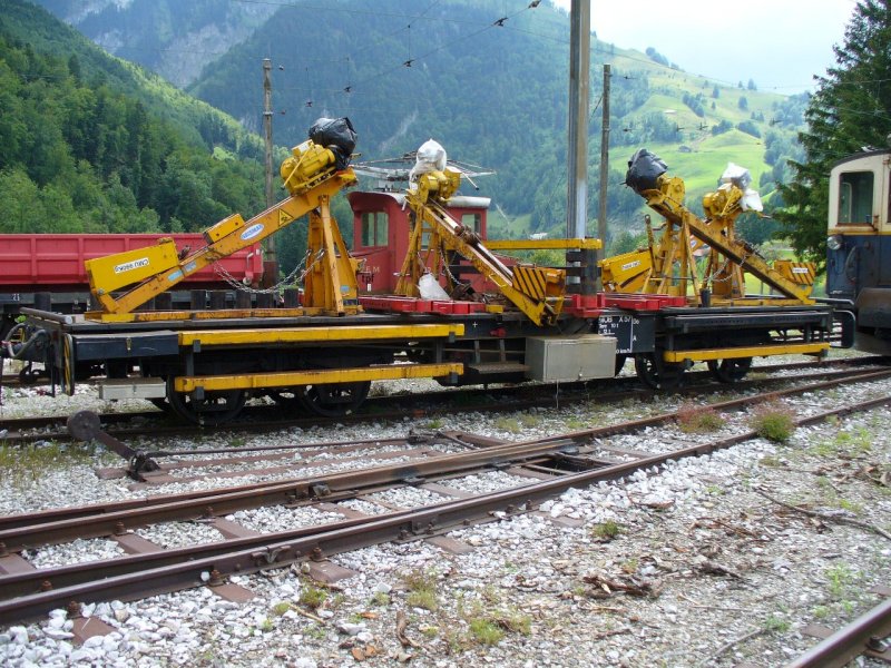 MOB - Dienstwagen X 57 Abgestellt in Montbovon am 29.07.2007