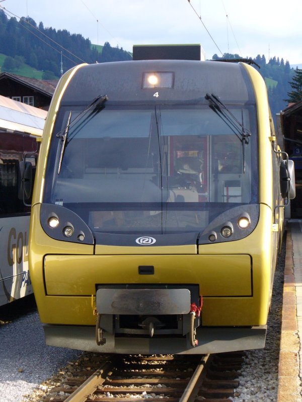 MOB - Front des Steuerwagen ABt 344 .. Bild vom 29.07.2007