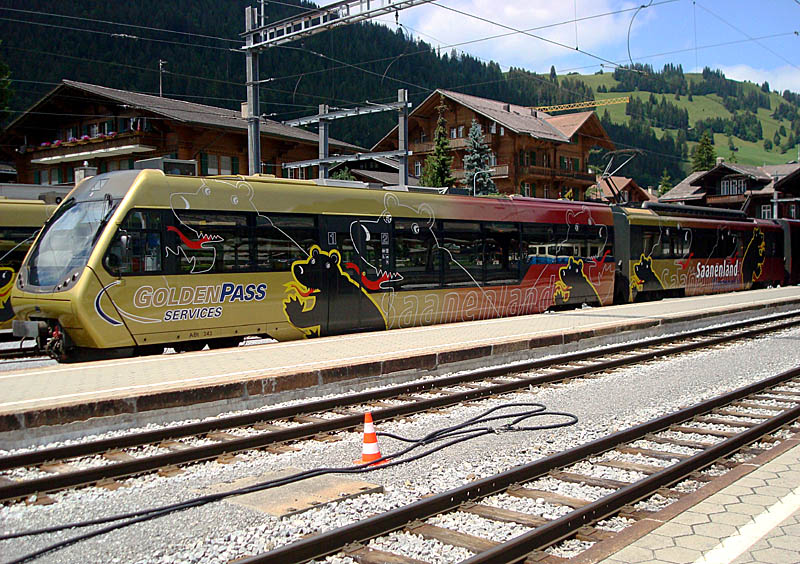 MOB-Goldenpass-Komposition mit ABt Nr. 343 in Zweisimmen, 11. Juli 2009.