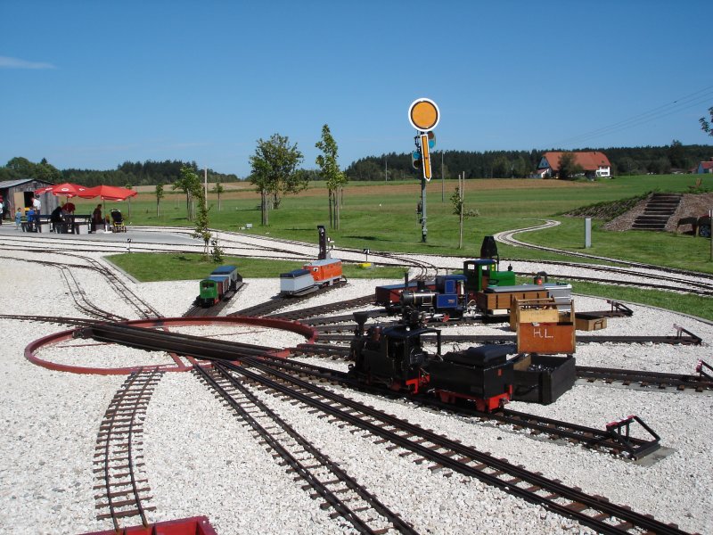Modellbahn  Echt-Dampf , Museumsdorf Krnbach/Schwaben,
Sept.2004