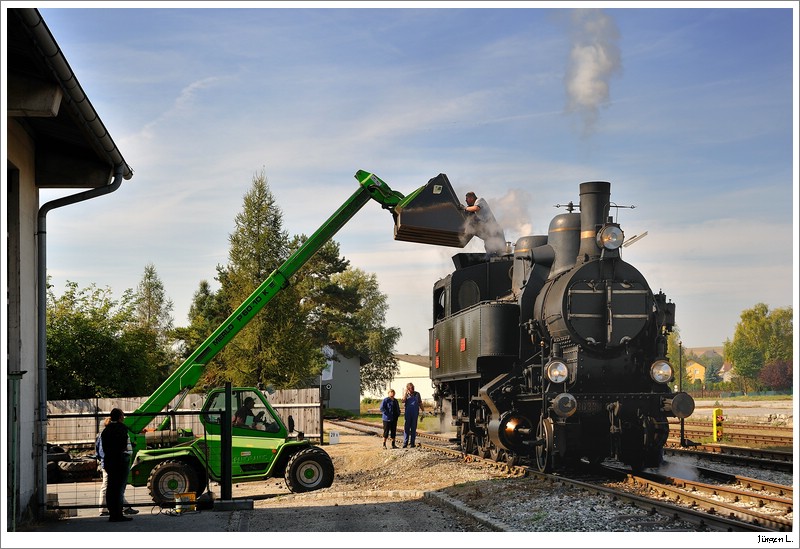 Moderne Bekohlung. Ernstbrunn, 27.9.2009.