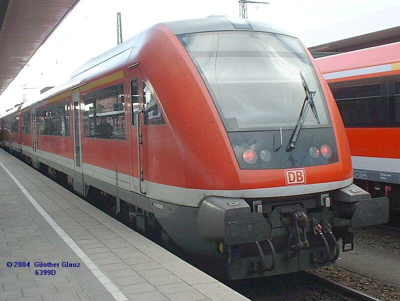  Modus -Nahverkehrszug (Steuerwagen ABpybdzf) am 07.02.2003 in Nrnberg Hbf. Diese Zge verkehren vor allem zwischen Bamberg, Nrnberg, Wrzburg und Frankfurt/Main und wurden aus Ex-DDR-Wagen umgebaut.