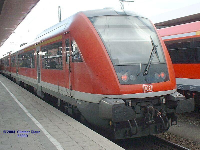  Modus -Nahverkehrszug (Steuerwagen ABpybdzf) am 07.02.2003 in Nrnberg Hbf. Diese Zge verkehren vor allem zwischen Bamberg, Nrnberg, Wrzburg und Frankfurt/Main und wurden aus Ex-DDR-Wagen umgebaut.