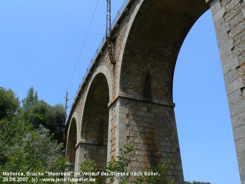 Monreals Viadukt, Palma - Sller von unten. Foto Juni 2007