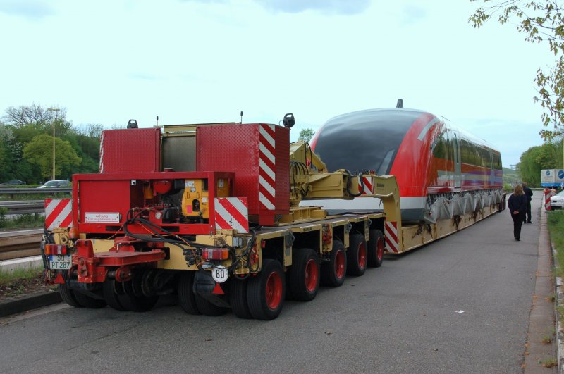 MSB Transrapid TR 09 von Thyssenkrupp Transrapid GmbH (Baujahr 2006