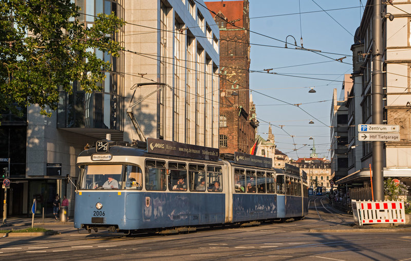 Munchen P Wagen 2006 3039 Als Linie 21 28 Beim Hauptbahnhof