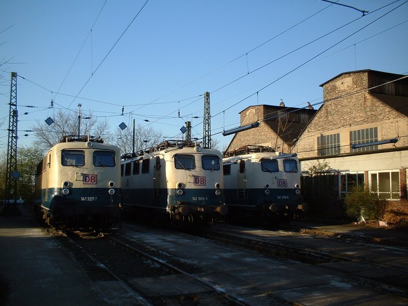 Mnster (Westf.)08.04.2003 (141 327-7 + 141 369-9 + 141 219-6)