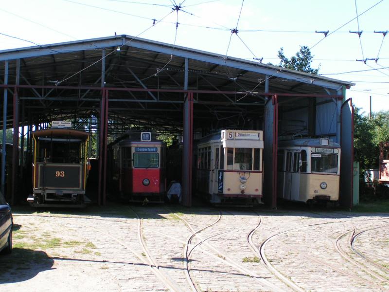  Museumsbahnen Schnberger Strand
Historischer Straenbahnbetrieb (Remise)