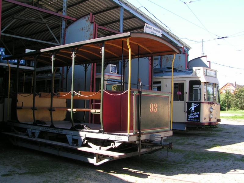 Museumsbahnen Schnberger Strand
Historischer Straenbahnbetrieb (Wagen 93/2)