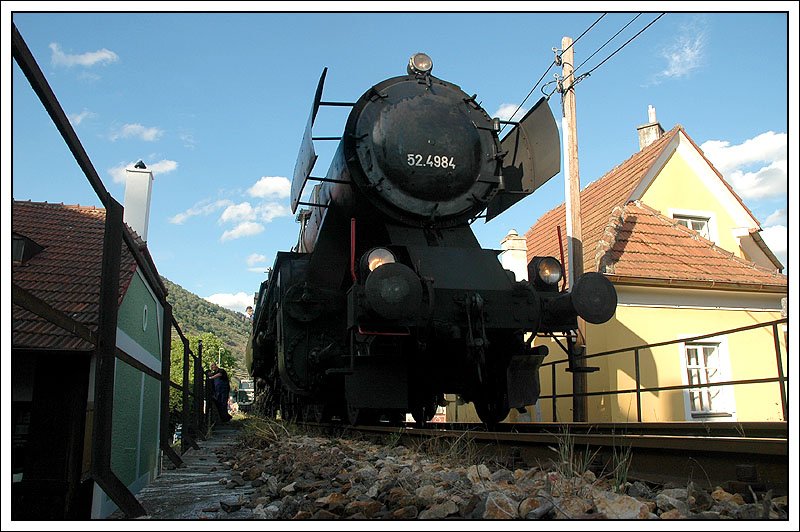 Nach der Ankunft in Spitz a.d. Donau - 52.4984 beim Strzen am 23.6.2007.