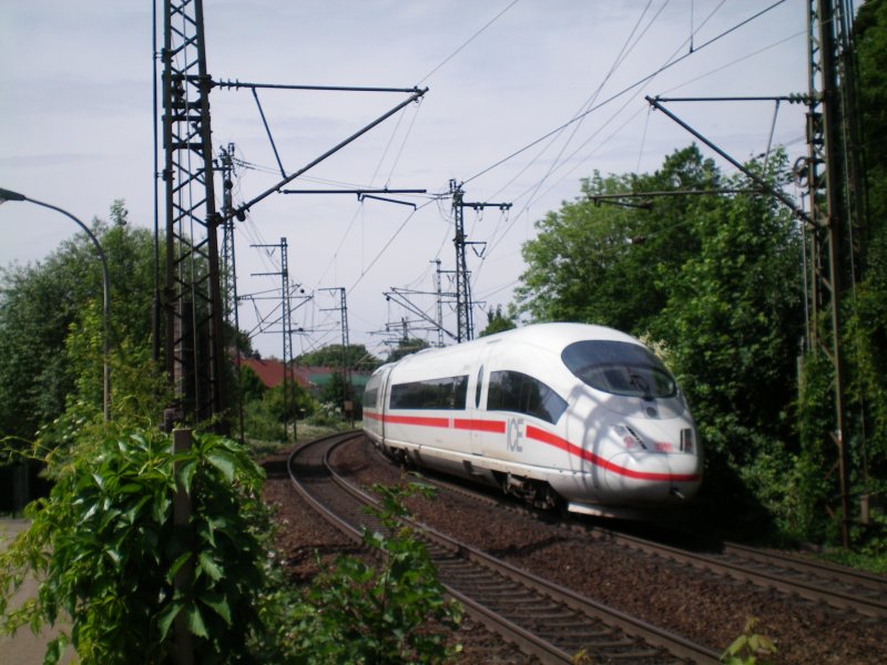 Nachschuss auf ICE 503 auf der Fahrt nach Basel SBB,am 01.06.2008 in Offenburg