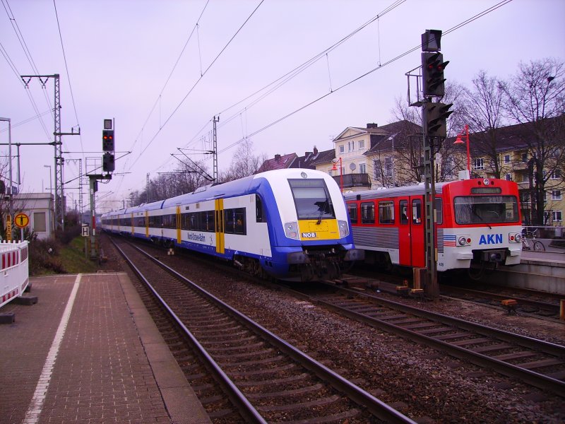 Nachschuss auf die NOB nach Westerland. Elmshorn, 17.02.08