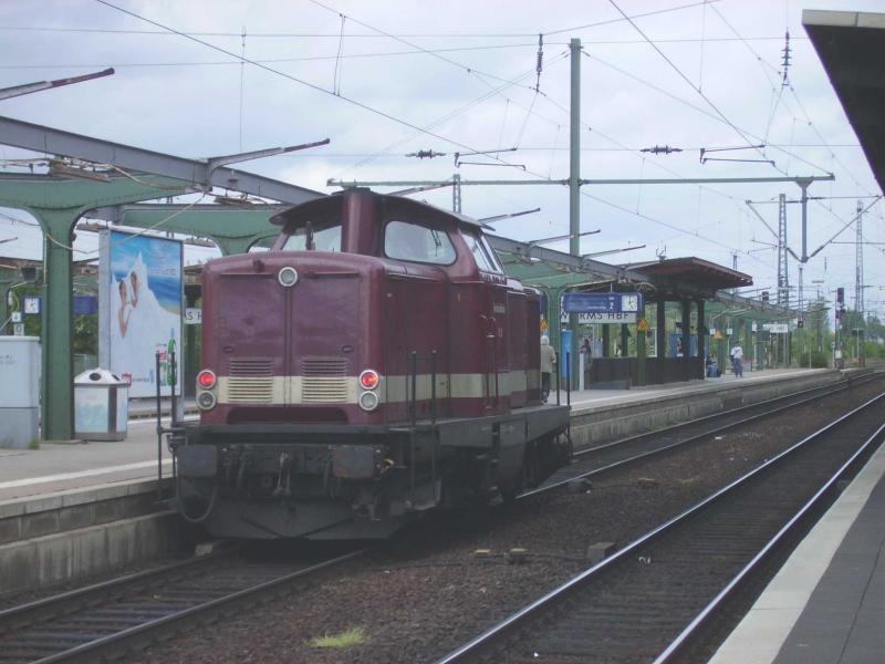 Nachschuss auf die VL8 der Hochwaldbahn,ex 212 301 der DB.