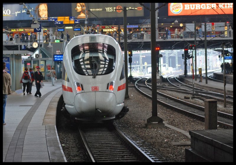 Nachschuss ICE T Im Hamburger-Hbf Fhrt Weiter Nach Leipzig/Mnchen Nchster Stop Berlin-Spandau 23.06.07
