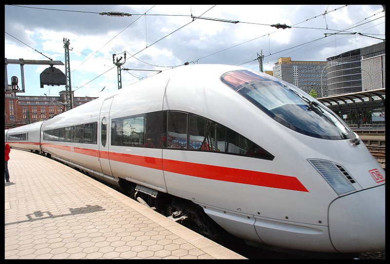 Nachschuss ICE T Mit ICE 1613 Fhrt Aus Dem Bahnhof Hamburg-Hbf Nach Mnchen-Hbf ber Berlin-Hbf 08.07.07