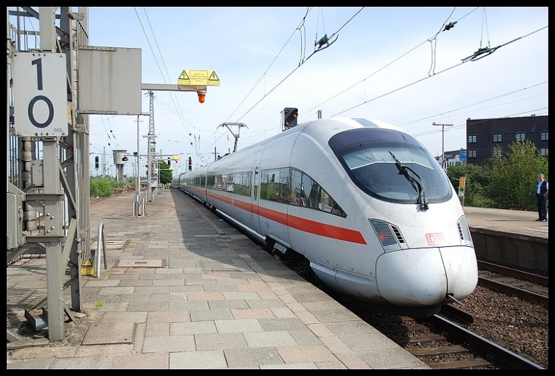 Nachschuss ICE T Mit ICE 1511 Fhrt Aus Dem Bahnhof Hamburg-Altona Nach Leipzig/Mnchen ber Berlin-Hbf(Tief)04.08.07