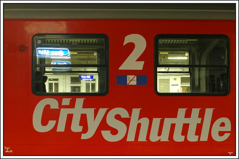 Nachtimpression vom Grazer Hauptbahnhof, aufgenommen am 26.1.2007