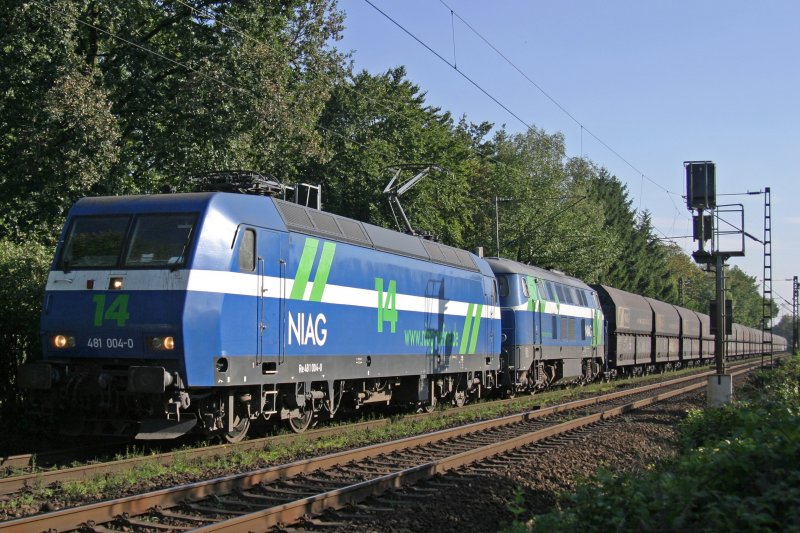 Niag 14 und Niag 9 durchfahren am 22.9.09 Ratingen