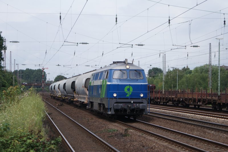 NIAG 9 mit Kalkzug in Dsseldorf Rath am 22.07.08