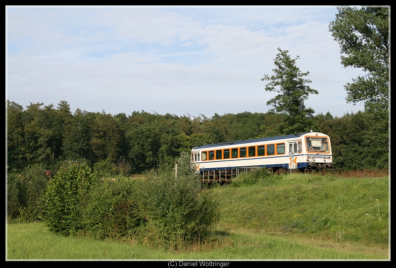 Noch 7 Zugfahrten... 31. Juli 2009, bei Neckarbischofsheim