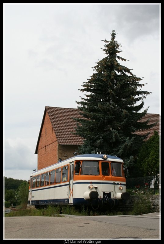 Noch sechs Zugfahrten, dann herrscht hier Ruhe. Obergimpern, 30. Juli 2009.