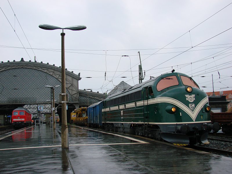 Nohab My1131 und 232 388-9 die den ICE abschleppt am 01.05.2008 in Dresden-Neustadt