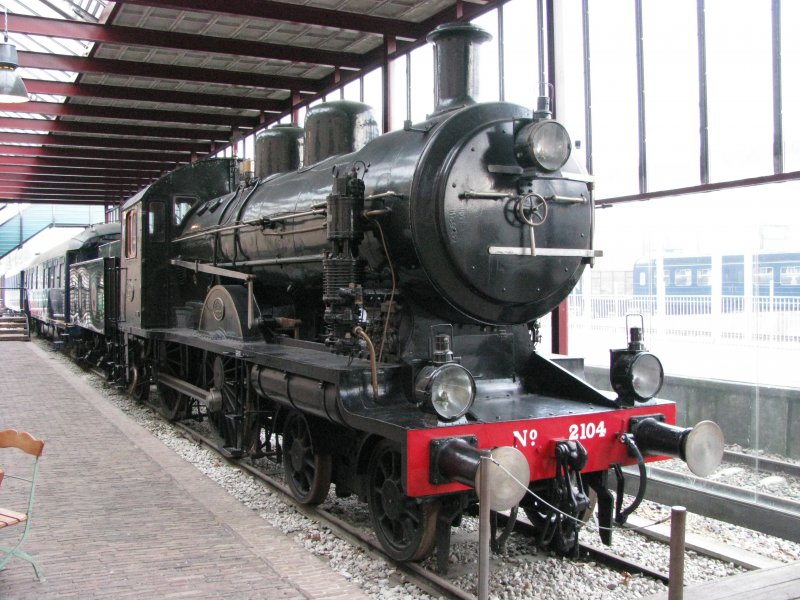 NS 2104 im  Het spoorwegmuseum  in Utrecht