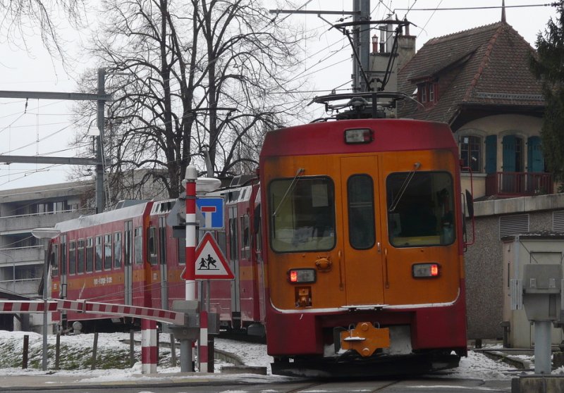 NStCM - Regio unterwegs in Nyon am 03.01.2009