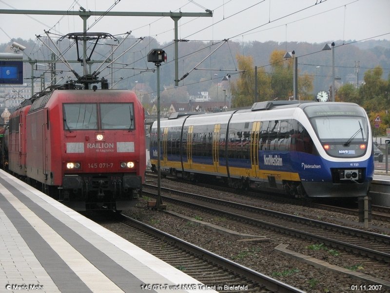NWB nach Osnabrck und 145 in Bielefeld