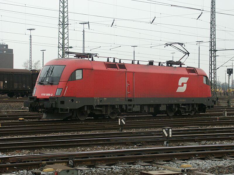 BB 1116 089-2 in Kornwestheim Rbf. 26.01.2004