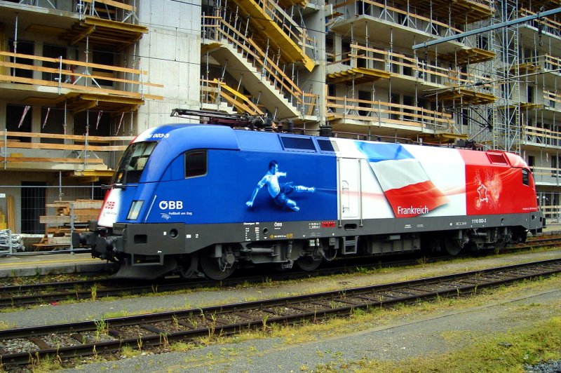 BB - 1116 Euro-Lok Frankreich in Salzburg Hauptbahnhof Mai 2008