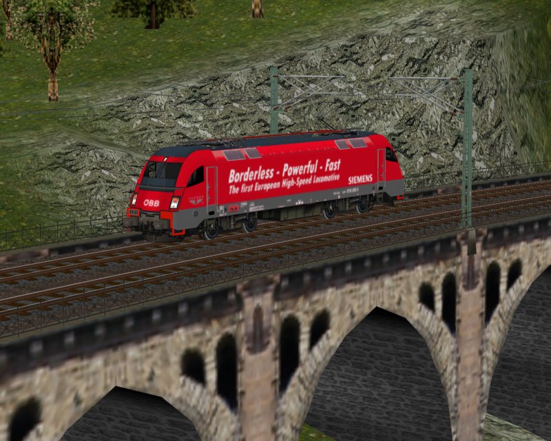 OEBB 1216 050-5 Borderless, erstellt mit ModellMax