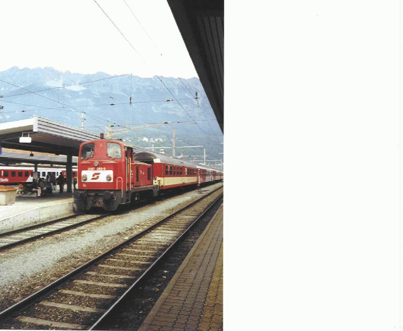 BB 2067 beim Rangieren in Innsbruck.