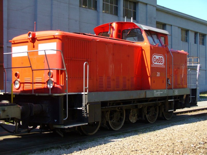 OeBB - Diselrangierlok Em 4/4 20 bei der KEBAG Sammelstelle am 06.04.2007