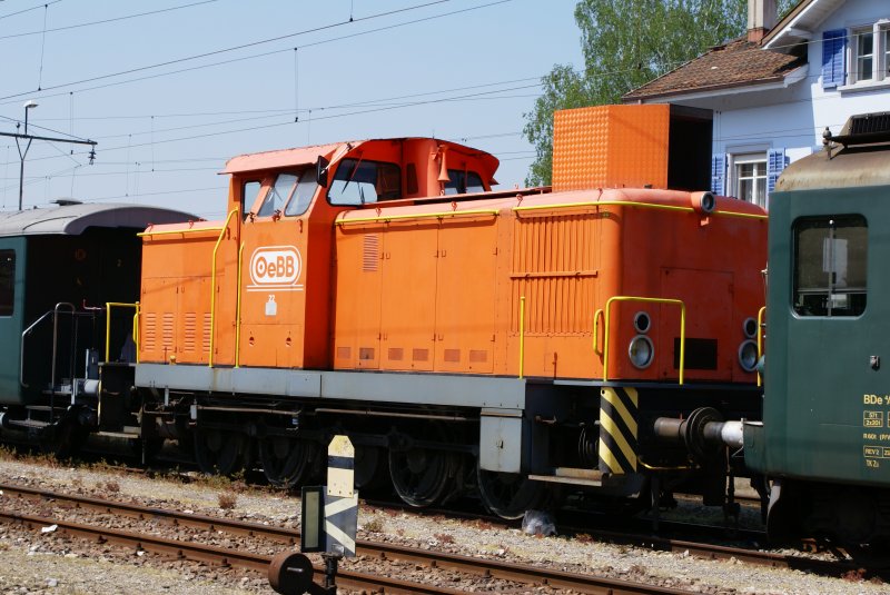 OEBB EM 4/4 Nr. 22 im Bahnhof Balsthal am 01.05.2007.
Erbauer LEW / 180-1982/ 1435mm/ 1100KW/ 60t/ 60KMH/