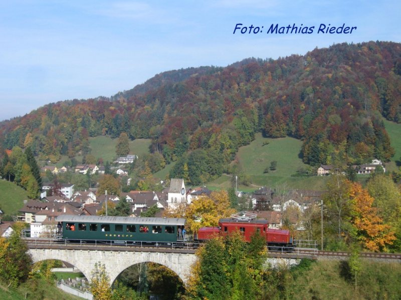 OeBB Extrazug vor Bauma am 11.10.08 Bestehend aus OeBB De 6/6 15301 und B 502