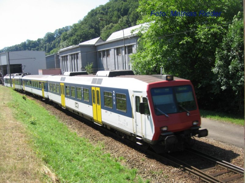 OeBB Kurszug zwischen Maiacker und Klus am 28.06.08