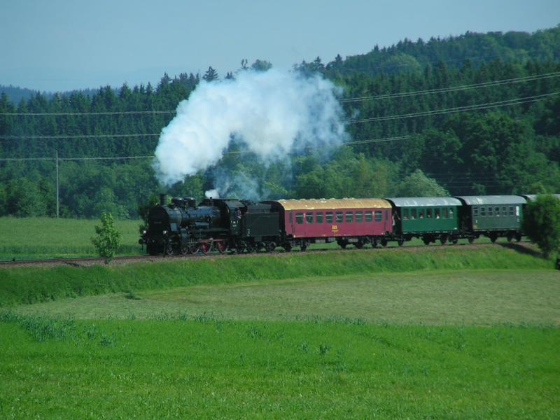 GEG-Dampfsonderzug von Passau nach Ampflwang zur Landesaustellung Kohle&Dampf 2006-06-11