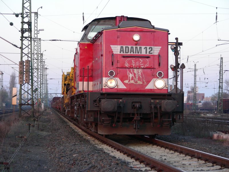 Offenbach Rbf am frhen Morgen des 26.03.07
ADAM 11 vor der Abfahrt nach Frankfurt/M-Ost