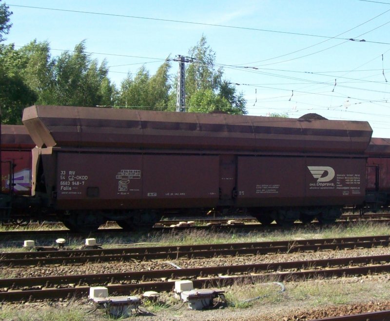 OKD Doprava CD G�terwagen Typ Fals 6683 948-7 in Profen 9/2008