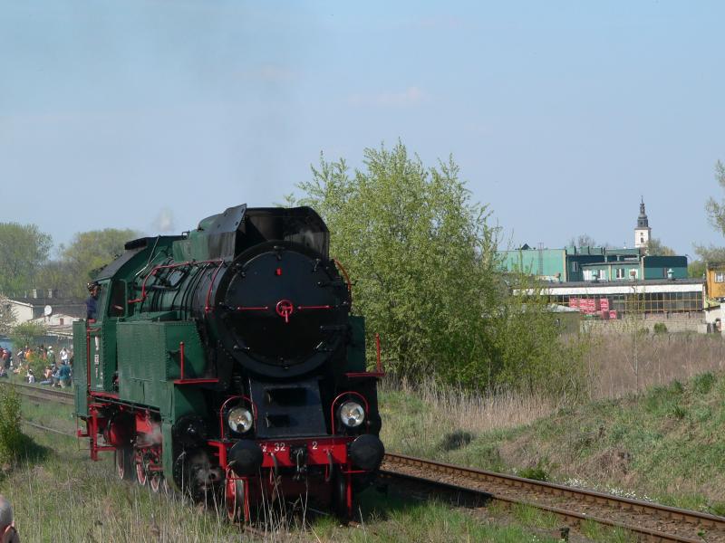 OKz 32-2 auf der Dampflokparade am 30.4.2005 in Wolsztyn.